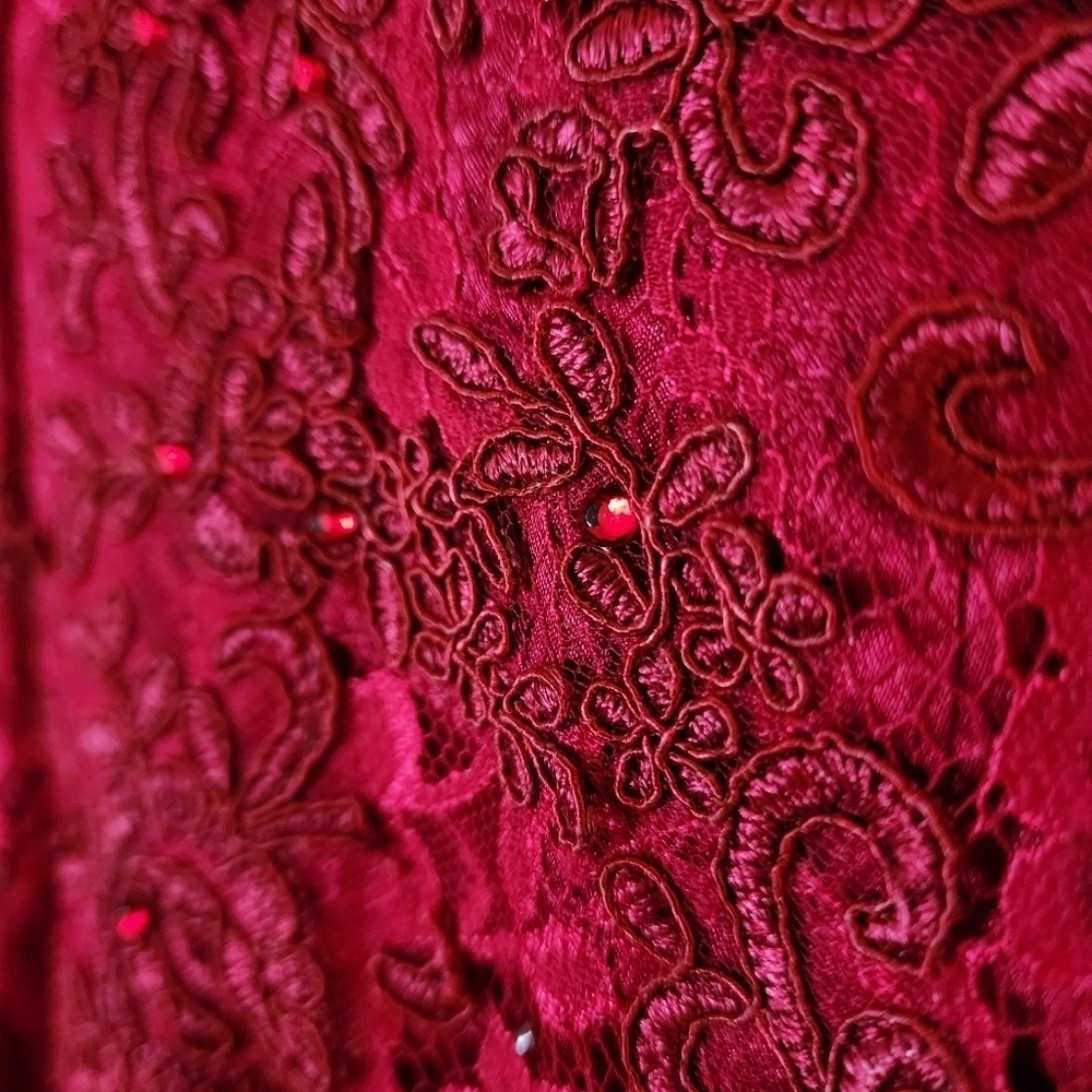 𝅺TS Couture Maxi Bridesmaids Dress - Red - - Picture 6 of 9